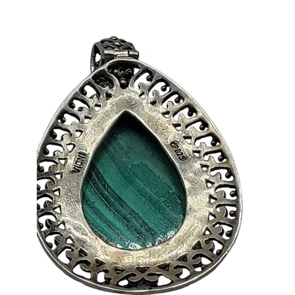 Doug Paulus Sterling Teardrop Pendant DP 925 India Teardrop Shaped - Picture 4 of 16